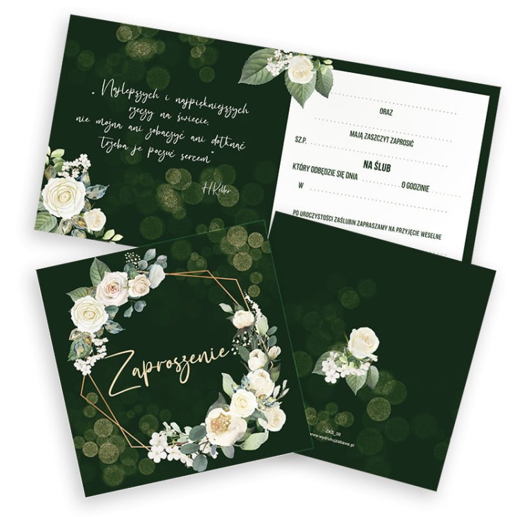 Zaproszenia Slubne Butelkowa Zielen ZKS_06