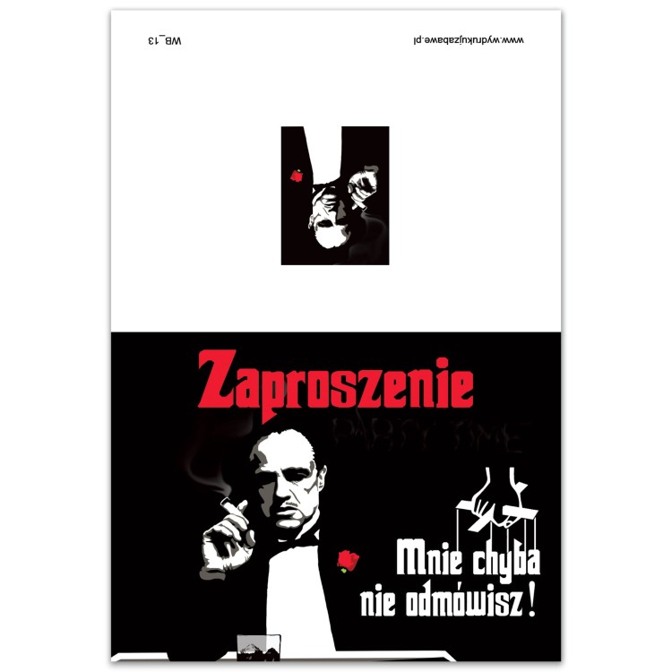 Zaproszenia Ogolne Mnie nie Odmowisz  WB_13 Przod