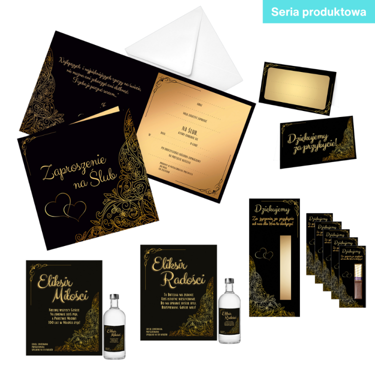 Zlote Serca Seria Produktowa Biala Koperta