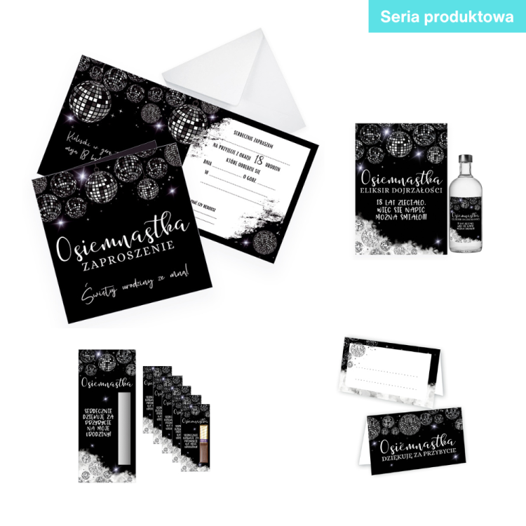 Czern i Biel 18 Seria Produktowa Biala Koperta