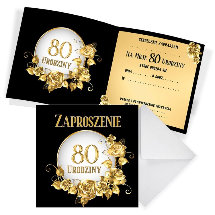 Zaproszenia na 80 Urodziny Szyk Z13_04