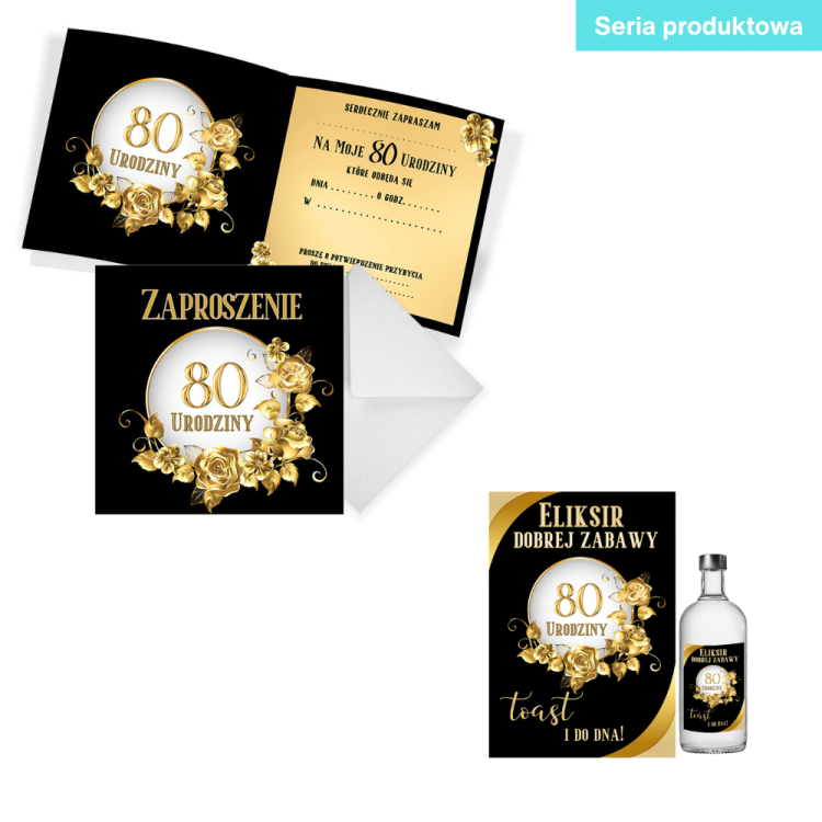 Szyk 80 Seria Produktowa Biała Koperta