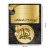 Winietki na Stol na 18 Urodziny Czarno Zlote - 10 sztuk WN_65 Rozmiar