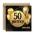 Zaproszenia Personalizowane na 50 Urodziny Złote Balony Eko Koperta