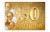 Zaproszenia na 50 Urodziny Golden ZJB_24 przód