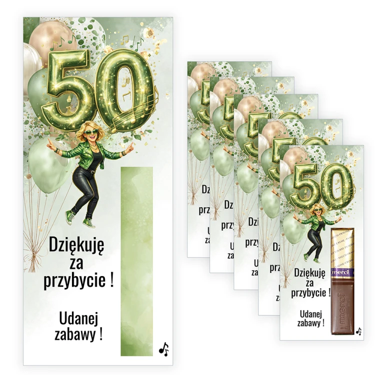Podziękowania dla gości Merci na 50 Urodziny Szalone PDM_52