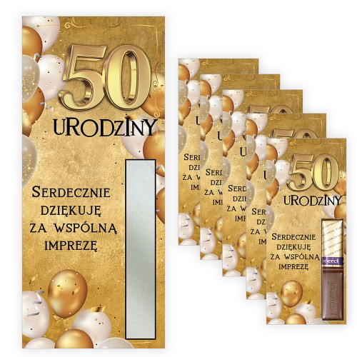Podziękowania dla gości Merci na 50 Urodziny Golden PDM_59