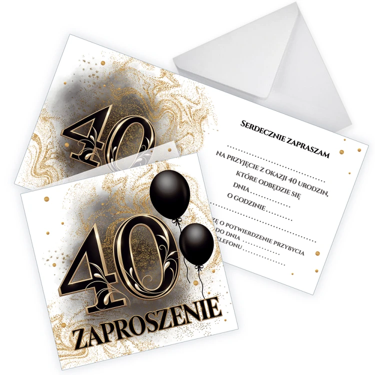 Zaproszenia na 40 Urodziny Błysk Z11_54