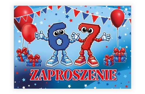 Zaproszenia dla Dzieci SixSeven Viral