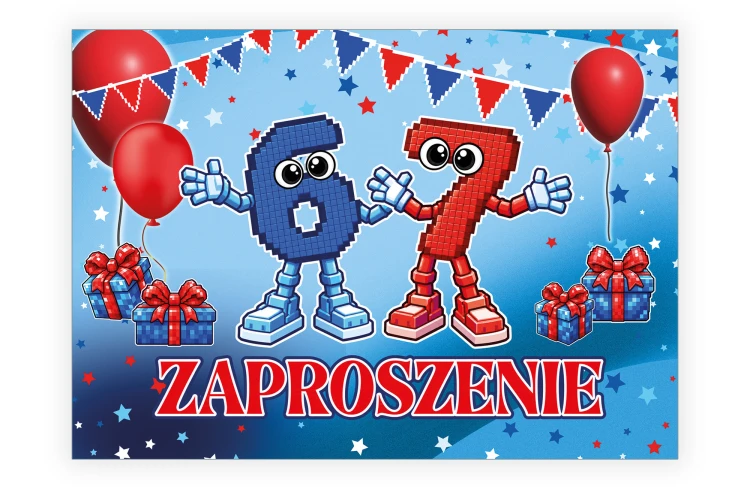 Zaproszenia dla Dzieci SixSeven Viral