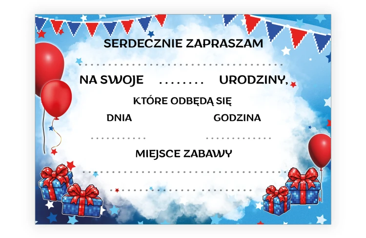 Zaproszenia dla Dzieci SixSeven Viral